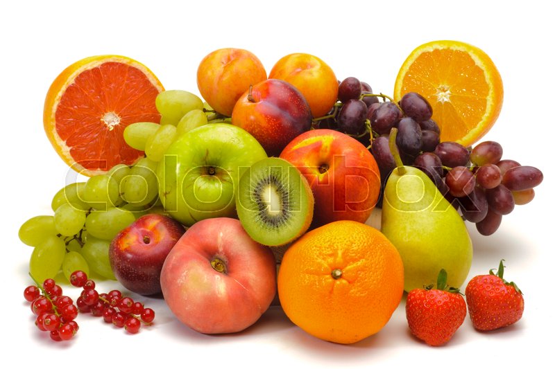 Frisches Obst und Früchte im Stock Bild Colourbox