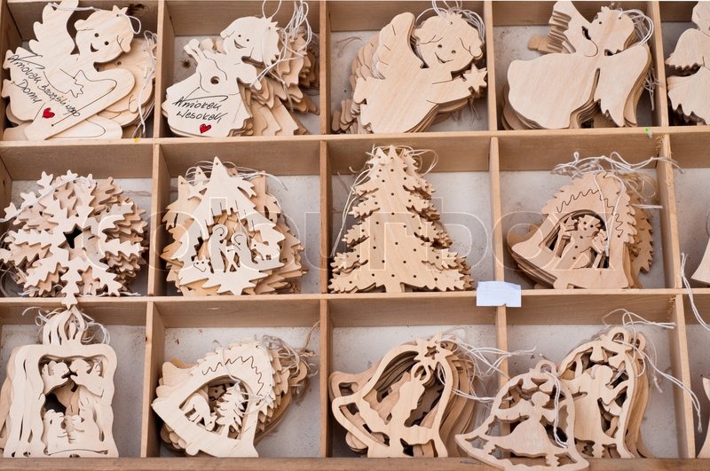 box of beautiful wooden christmas toys stock photo christmas seasonal jobs