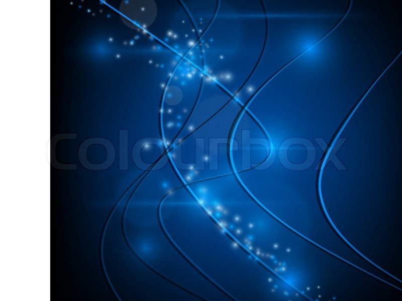 Vector illustration of futuristic blue | Stock vector | Colourbox