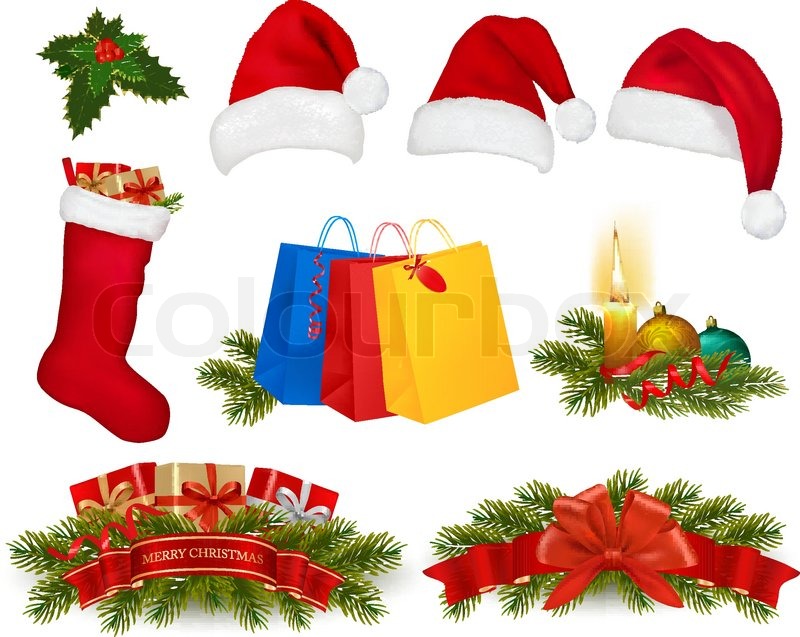 Set of Christmas icons. Vector | Stock vector | Colourbox
