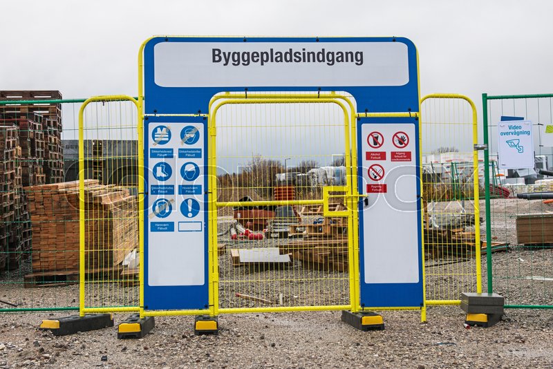 skiltning på byggeplads skiltning på byggeplads