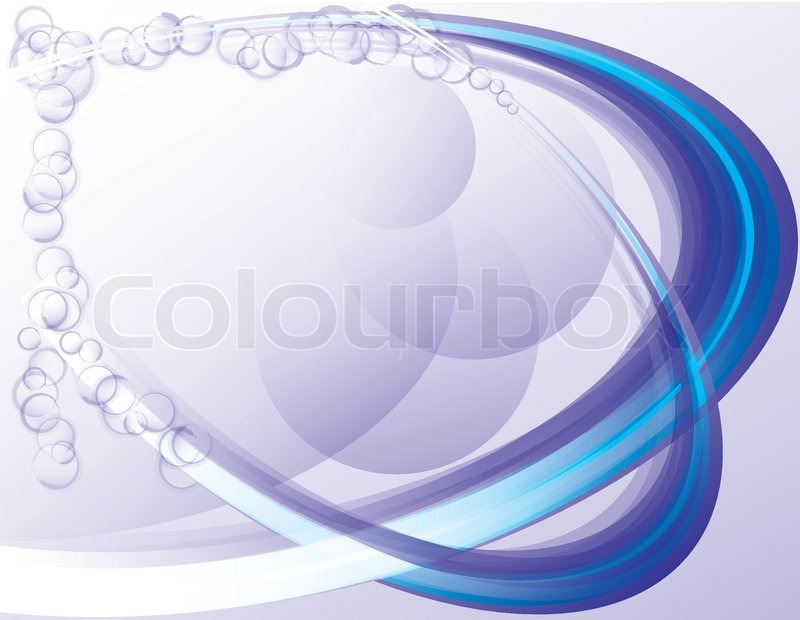 Abstract vector background in blue and | Stock vector | Colourbox