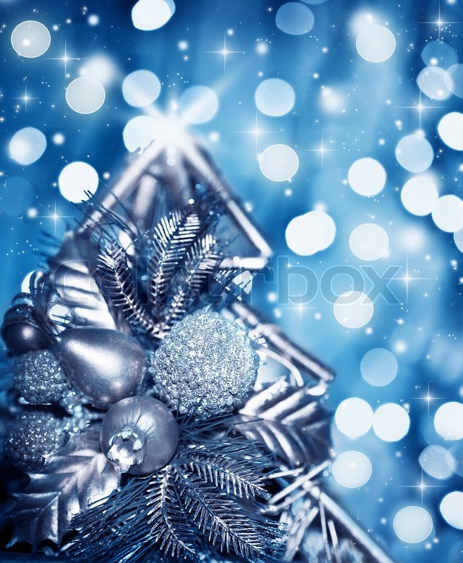 silver holiday background