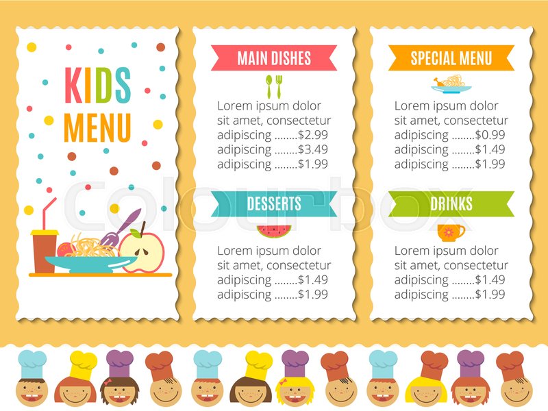 Fun Menu Templates