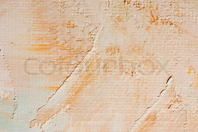 Textur der Ölfarbe auf Leinwand | Stockfoto | Colourbox