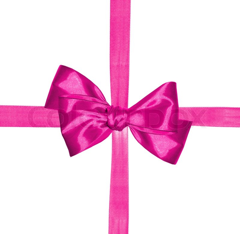 pink present ribbon