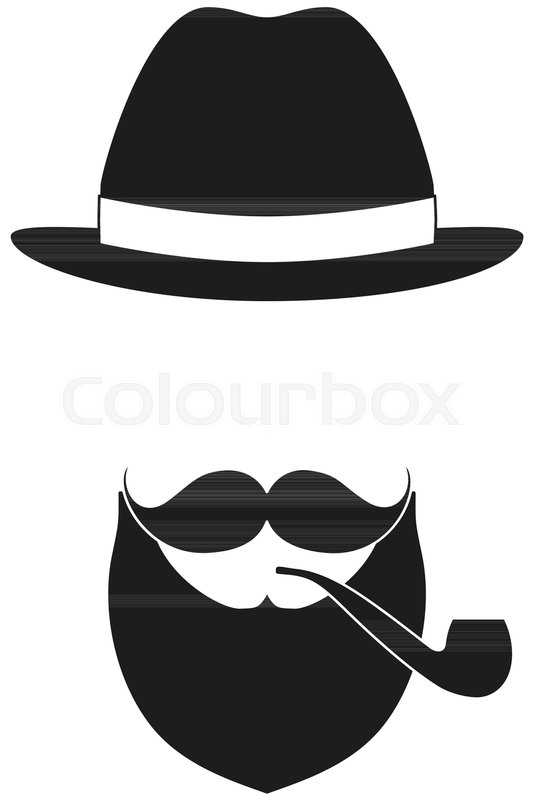 Icon poster man father dad day avatar | Stock vector | Colourbox