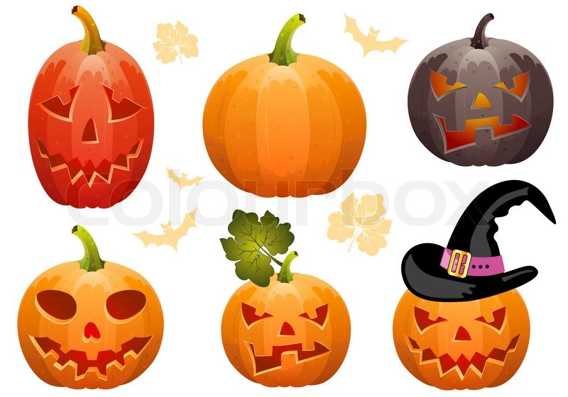 Collect Pumpkin for Halloween Stock Photo Colourbox