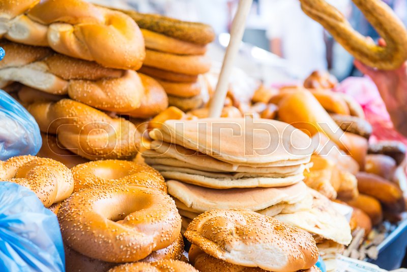 Fresh traditional jewish pastry buns, Stock Photo Colourbox
