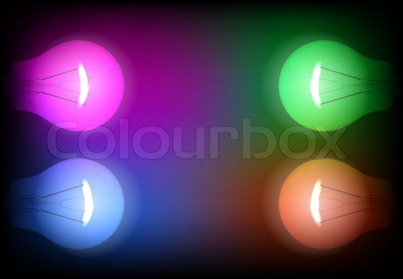 Neon Light Bulbs >> Four Neon Light Bulb Illustration Stock Vector Colourbox Neon Light Bulbs >> Four Neon Light Bulb Illustration Stock Vector Colourbox