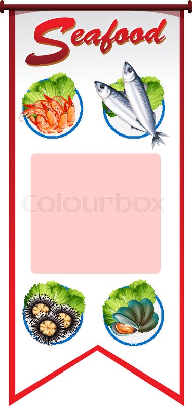 Banner Design With Different Types Of Stock Vector Colourbox