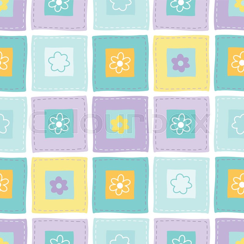 Cute seamless vector pattern. The ... | Stock vector | Colourbox