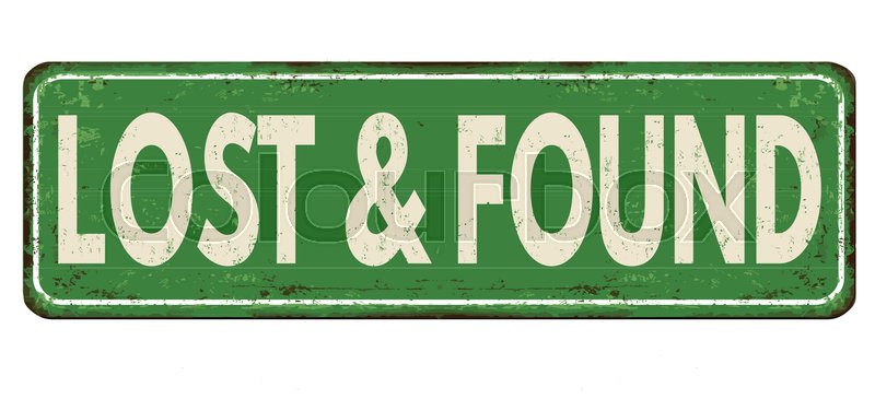 lost and found sign