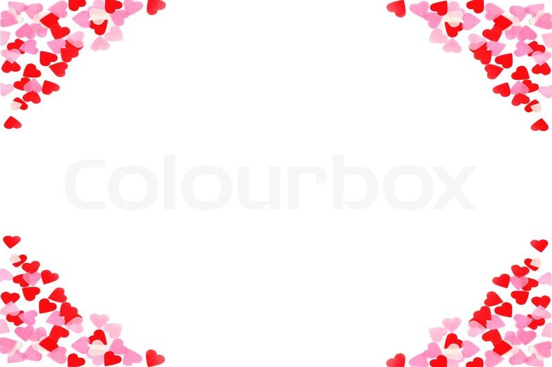 Valentine heart on white background | Stock image | Colourbox