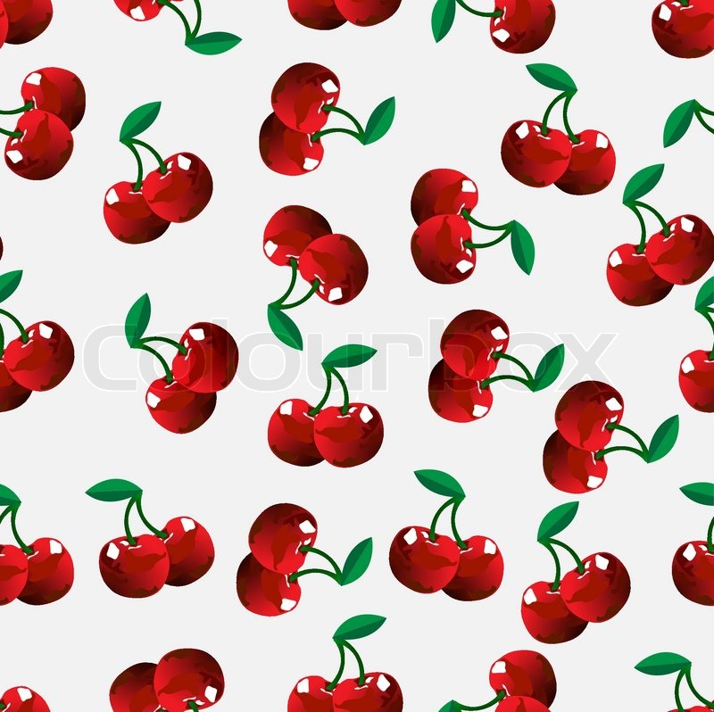 Cherry Pattern Vector Art | cherry seamless pattern stock vector colourbox Cherry Pattern Vector Art | cherry seamless pattern stock vector colourbox