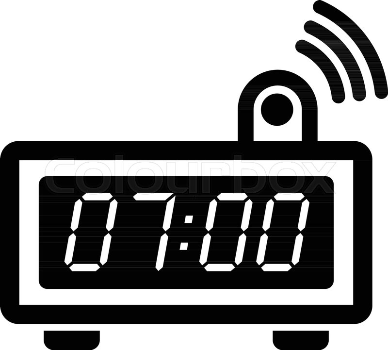 digital clock icon png