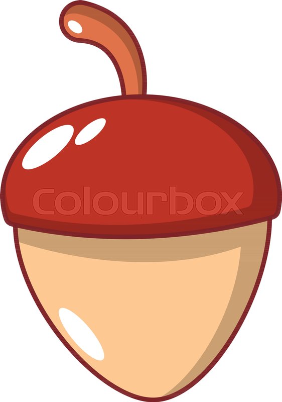 Acorn Icon Cartoon Illustration Of Stock Vector Colourbox
