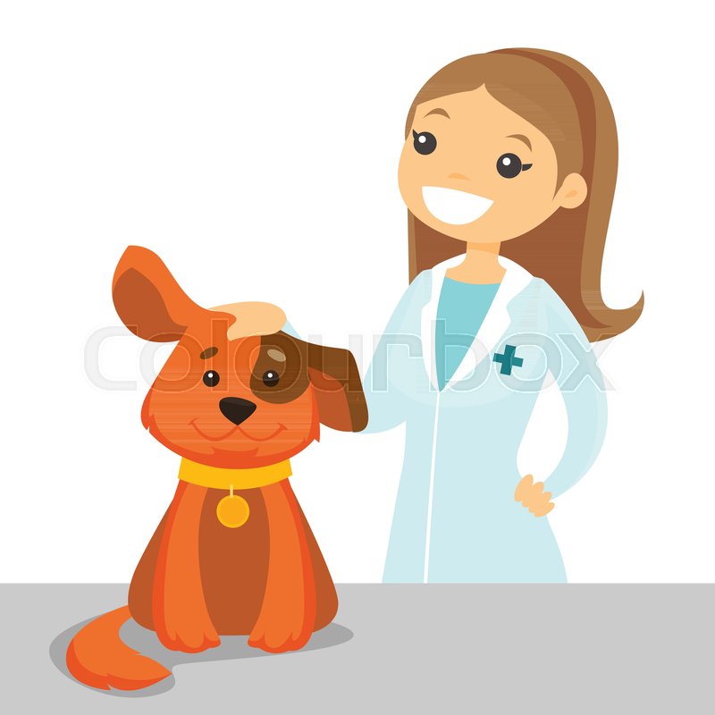 caucasian white veterinarian doctor