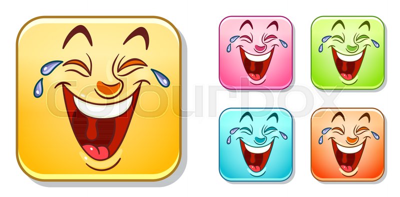 Happy Laughing Out Loud Emoji Face Emoticons Collection Colorful Smiley Set Avatar Symbol Internet Message Or Chat Icon Sign For Web Mobile App Logo Happy Laughing Out Loud Emoji Face Emoticons Collection Colorful Smiley Set Avatar Symbol Internet Message Or Chat Icon Sign For Web Mobile App Logo