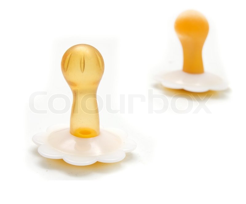 Nippel auf einem weißen Hintergrund | Stock Bild | Colourbox