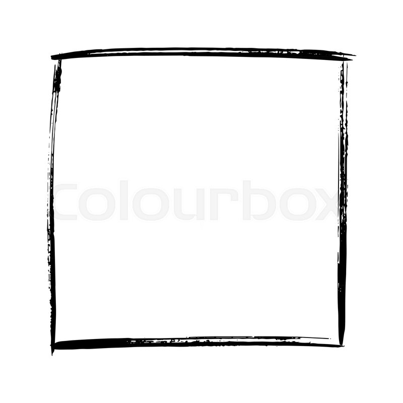 frame border design transparent square black hand drawn grunge frame border design element vector illustration in isolated over white stock colourbox frame border design transparent square black hand drawn grunge frame border design element vector illustration in isolated over white stock colourbox