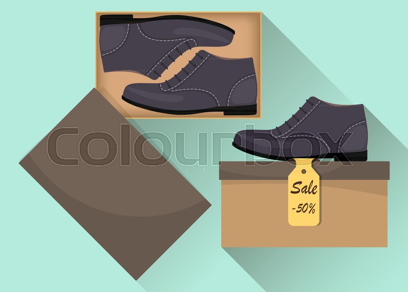 casual shoes. Illustration 
