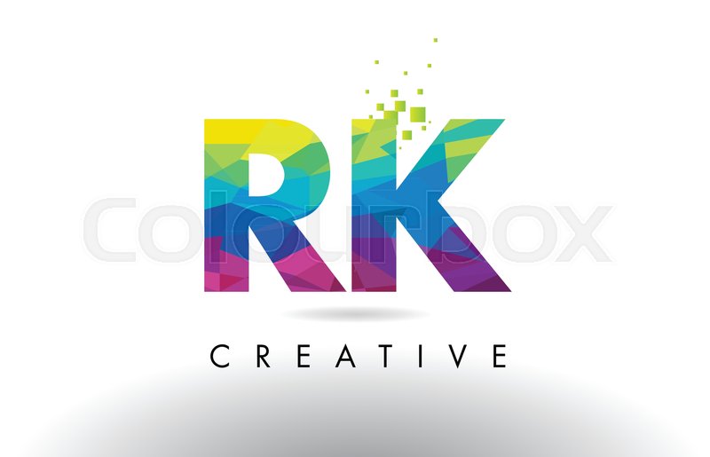 Initial RK beauty monogram and elegant logo design Stock Vector Image & Art  - Alamy