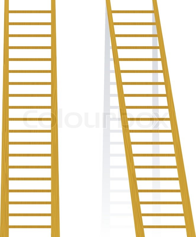 improvement vector home staircase wooden Vector of  a  Vector illustration Stock