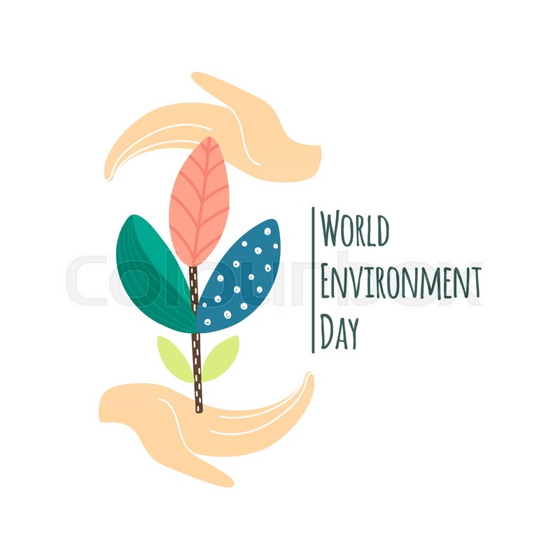 World Environment Day Concept Human Stock Vector Colourbox