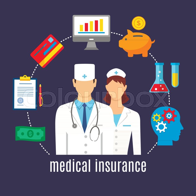 Health Insurance Healthcare Stock Vector Colourbox