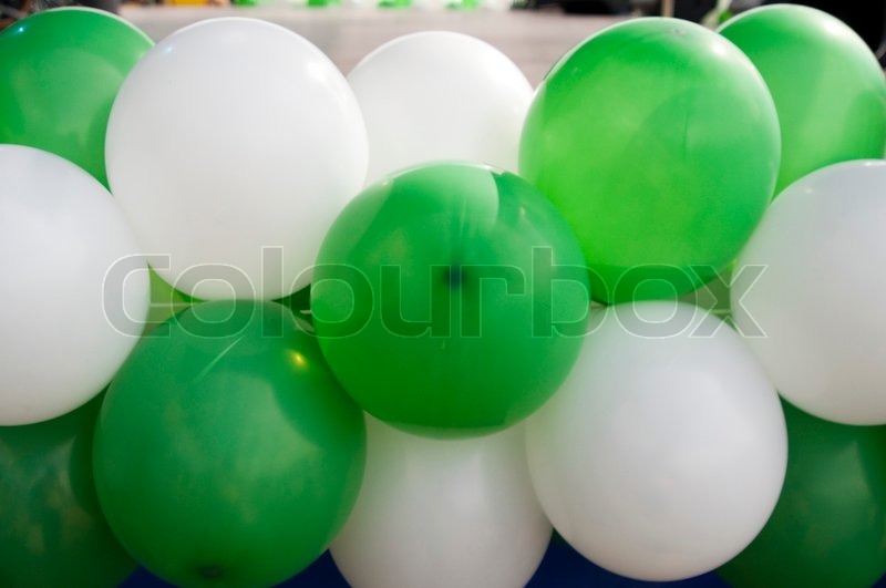 bunch of colorful balloons