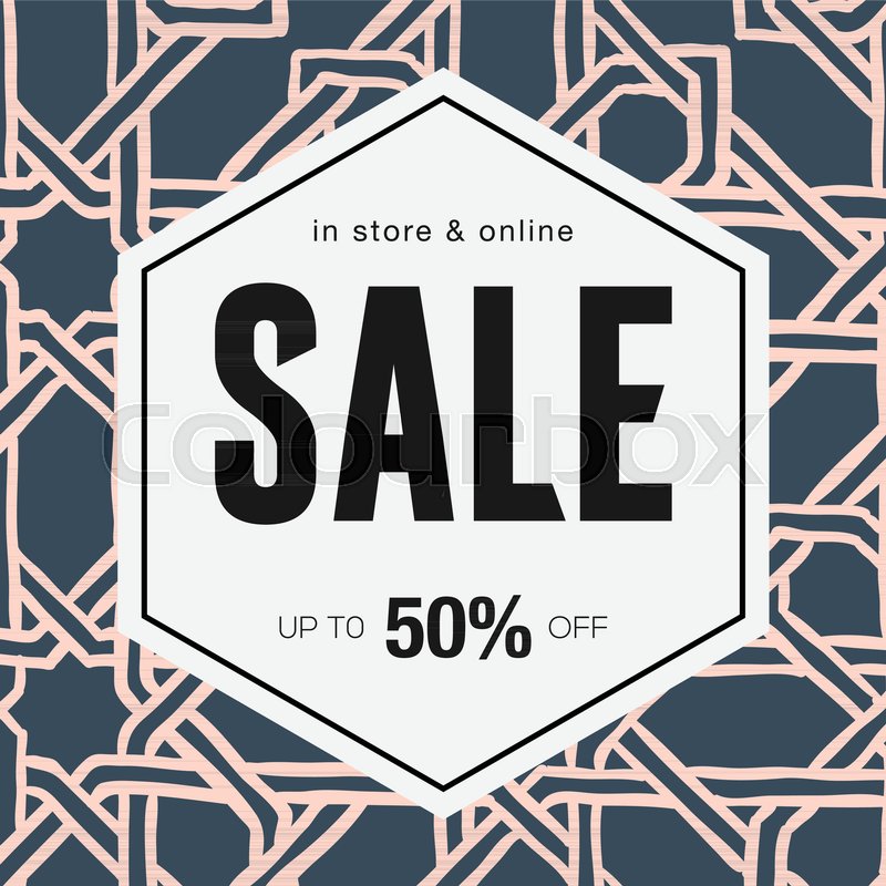 Modern Promotion Square Web Banner For Stock Vector Colourbox