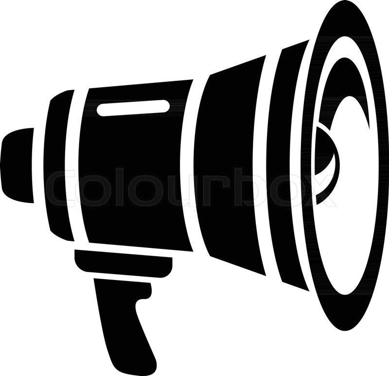hand speaker vector