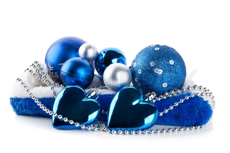 blue christmas balls isolated on a white background stock photo colourbox - Blue And White Christmas Ornaments blue christmas balls isolated on a white background stock photo colourbox - Blue And White Christmas Ornaments