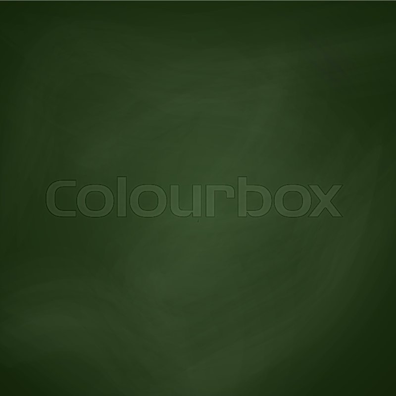 Empty Blackboard Dark Green Color Stock Vector Colourbox