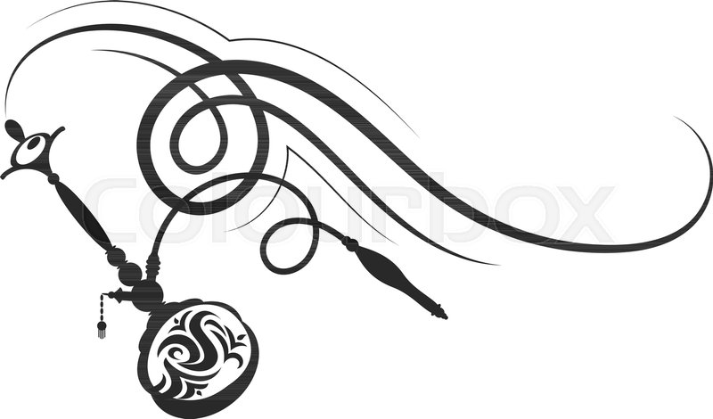 Hookah Fruit Shisha Smoke Cafe Stock Vector Colourbox