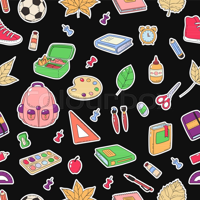 Seamless Background Pattern Stock Vector Colourbox