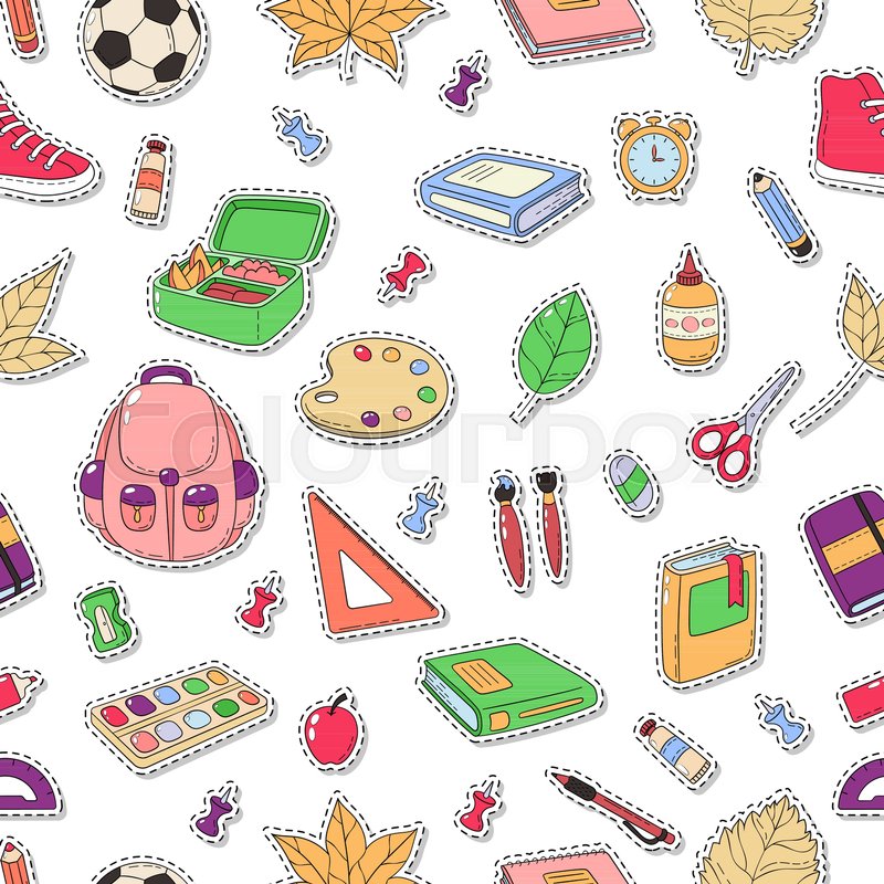 Seamless Background Pattern Stock Vector Colourbox