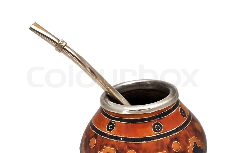 Mate set on a white background | Stock Photo | Colourbox