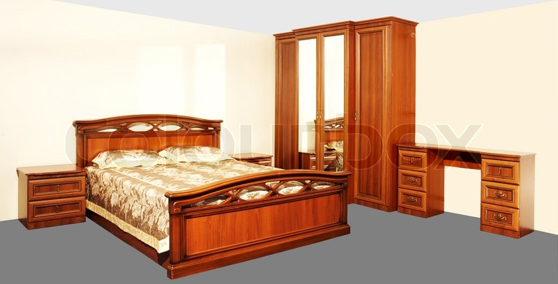 Ein Bild aus einem Schlafzimmer mit | Stock Bild | Colourbox