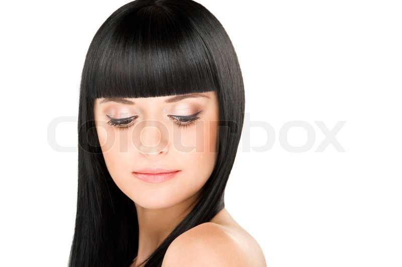 Close Up Beauty Portrait Of Young Stock Image Colourbox