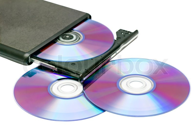 Externes DVD-Laufwerk und Festplatten | Stock Bild | Colourbox