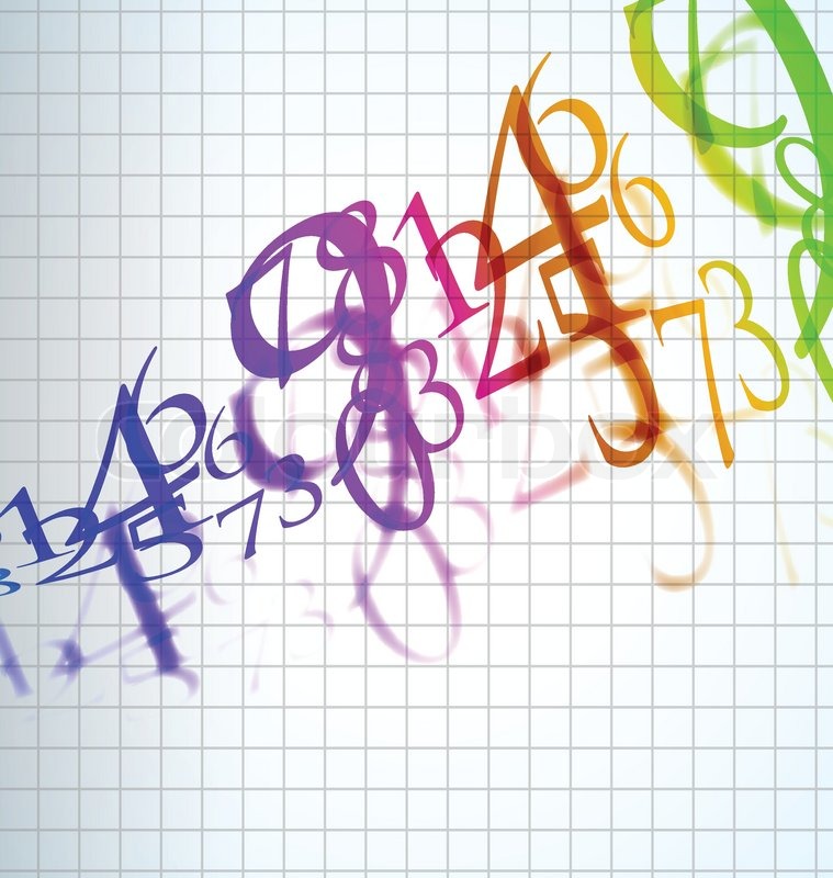 Abstract Number Wallpaper