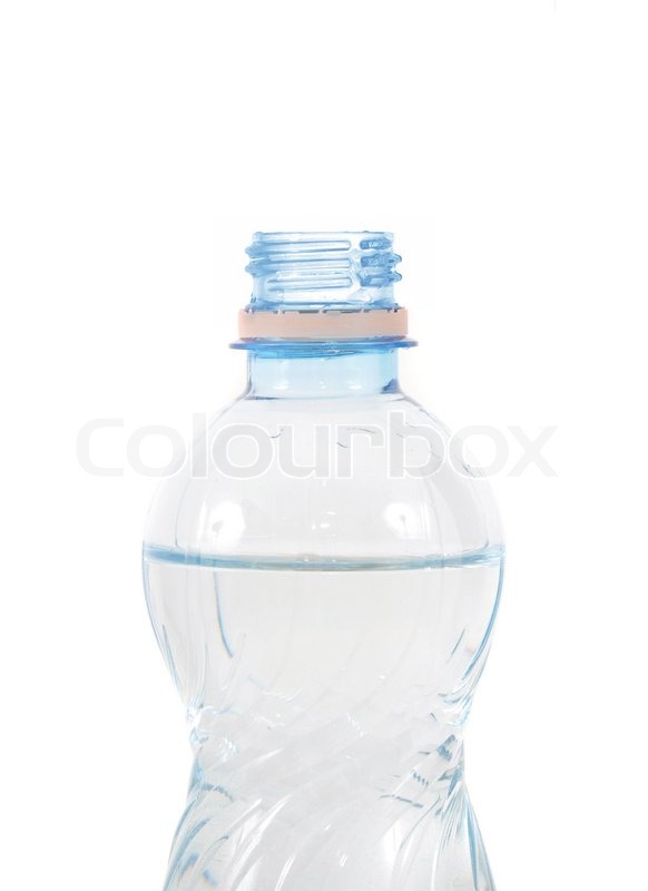 open plastic bottle cap