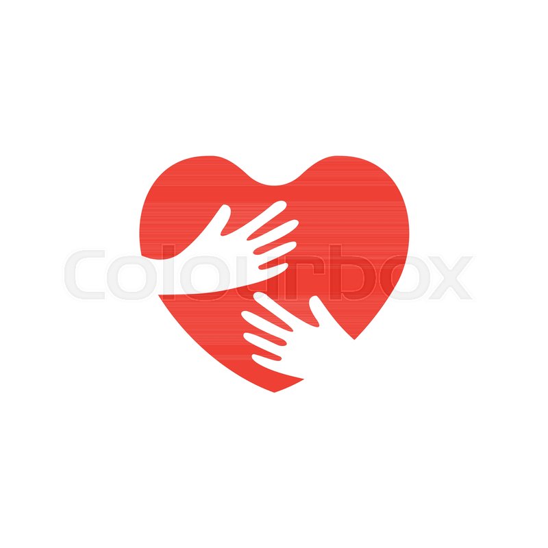 Love and passion logo design template Stock vector Colourbox