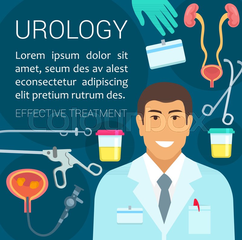 Urology Medicine Poster For Health Stock Vector Colourbox