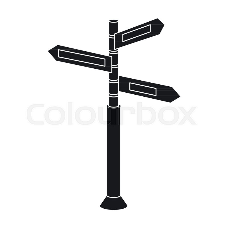 Crossroads Sign Background Crossroad Sign Clipart