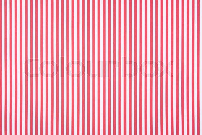 Striped red and white pattern texture | Stock image | Colourbox