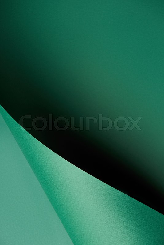 Green abstract colored paper textured Stock image Colourbox