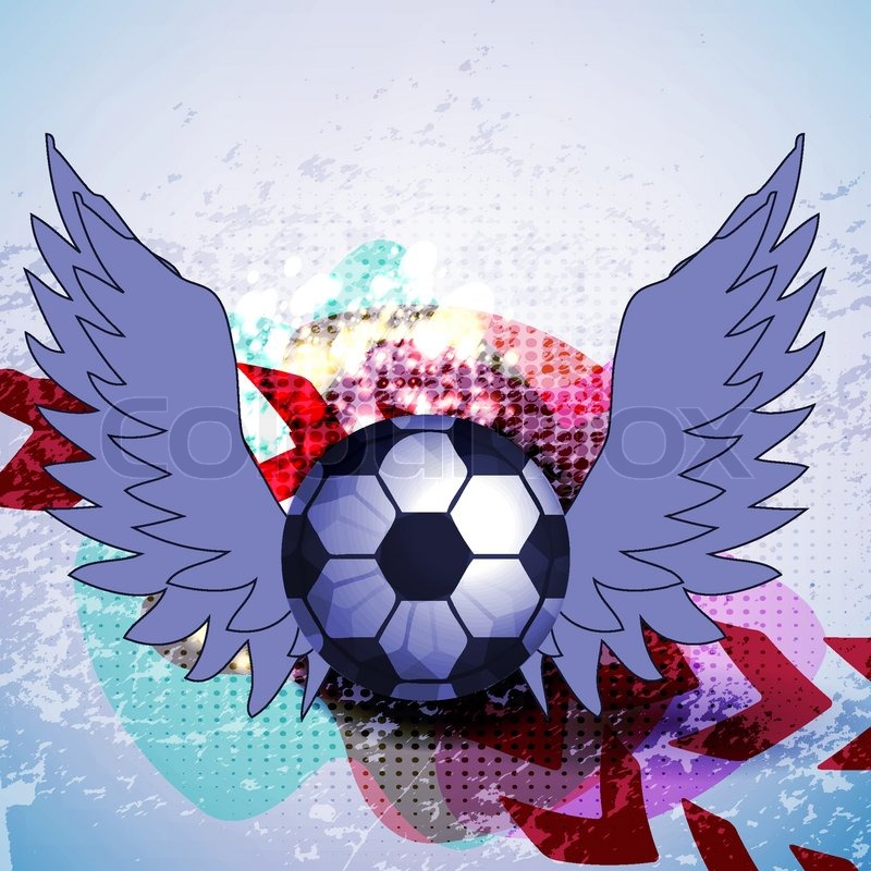 Football, graffiti, soccer Stock Vector Colourbox